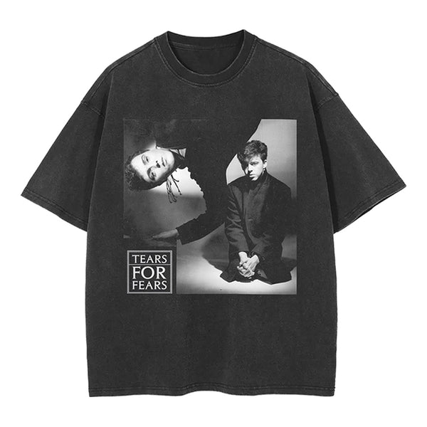 RETRO PHOTO BLACK T-SHIRT