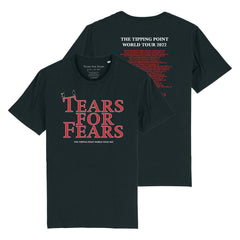 TEARS FOR FEARS 2022 TOUR BLACK TEE